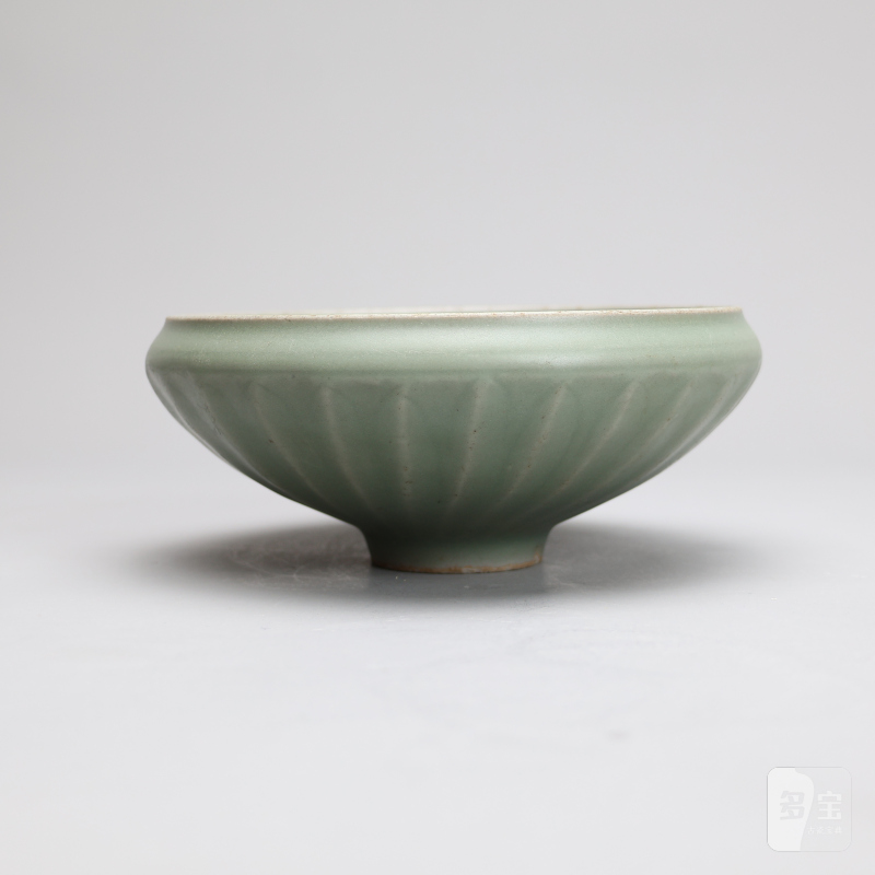 明代 龙泉青釉莲瓣钵 - 图10